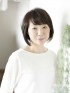 前下がりのレイヤ―ボブスタイル